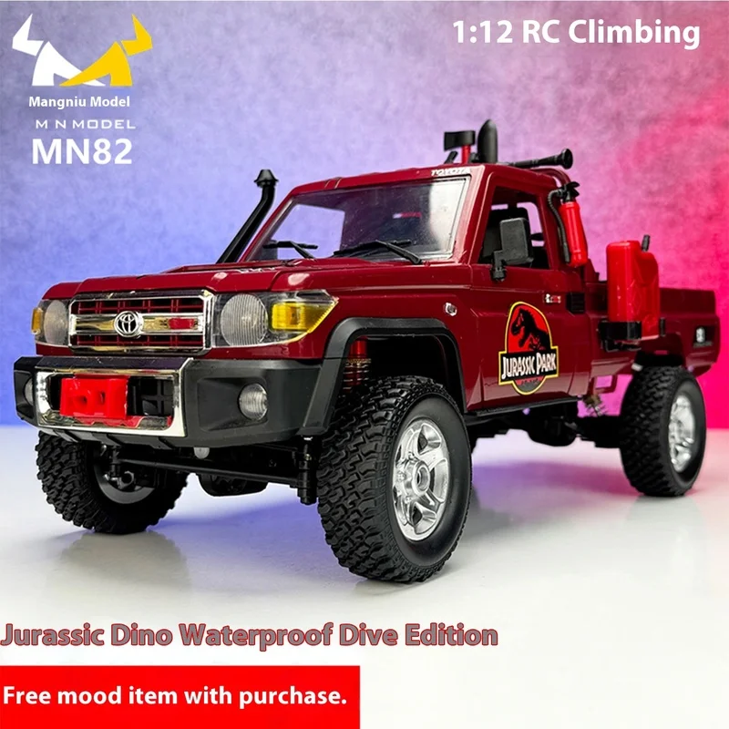 

MN82 Four-Wheel Drive Off-Road Pickup Truck Model LC79 Full-Scale Remote Control RC With Modifiable Metal Accessories