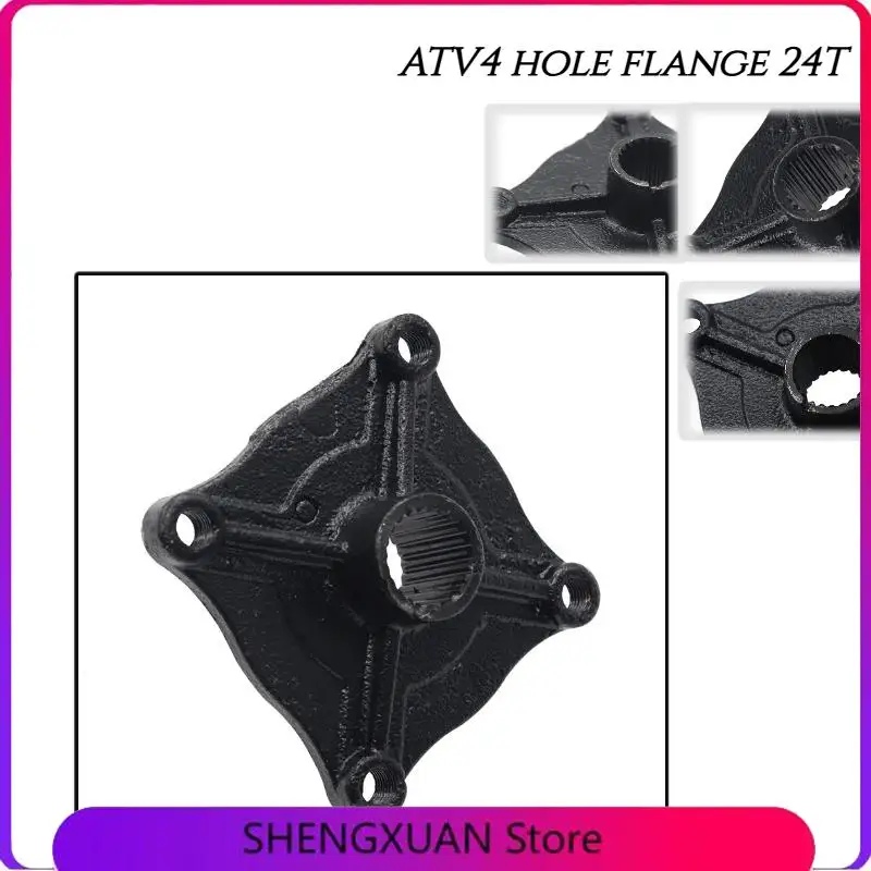 

Rear Wheel Hub Rim Flange Seat with 23 Teeth 4 Bolt for Quad Bike 50cc 200cc 250cc UTV Parts for Guggy Go Kart