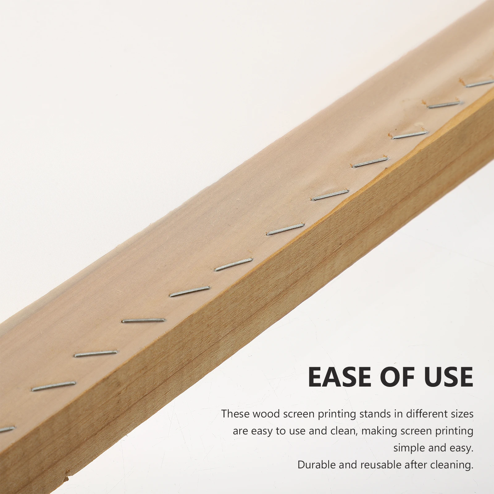 

Reusable Wooden Screen Printing Frame Sturdy Practical for DIY T-Shirt Fabric Printing Silk Screen DIY Supplies