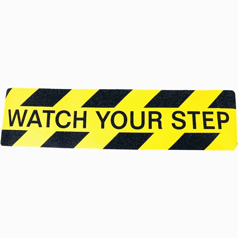

Stair Non-Slip Safety Tape Be Careful With Your Step Floor Tape Non-Slip Warning Sign Indoor And Outdoor Hazard 13cm PVC KK