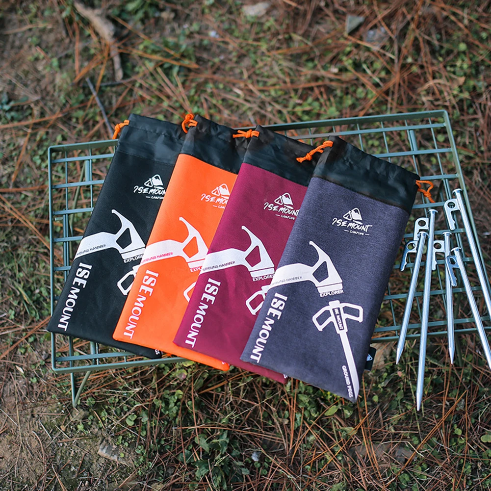 أكسفورد القماش التخييم خيمة حصة حقيبة المحمولة أوتاد الخيمة الأظافر حالة الرباط المنظم أدوات التخييم في الهواء الطلق خيمة الملحقات