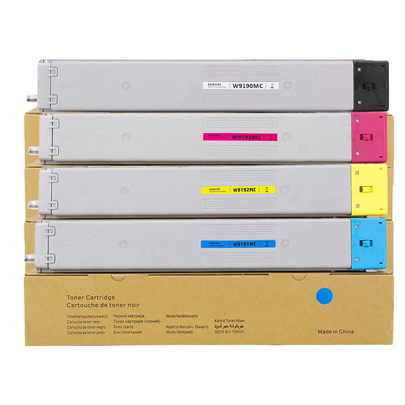 W9190MC W9040MC Toner Cartridge Compatible for HP Color LaserJet MFP E77822dn E77822z E77825dn E77825z E77830dn E77830z Printer