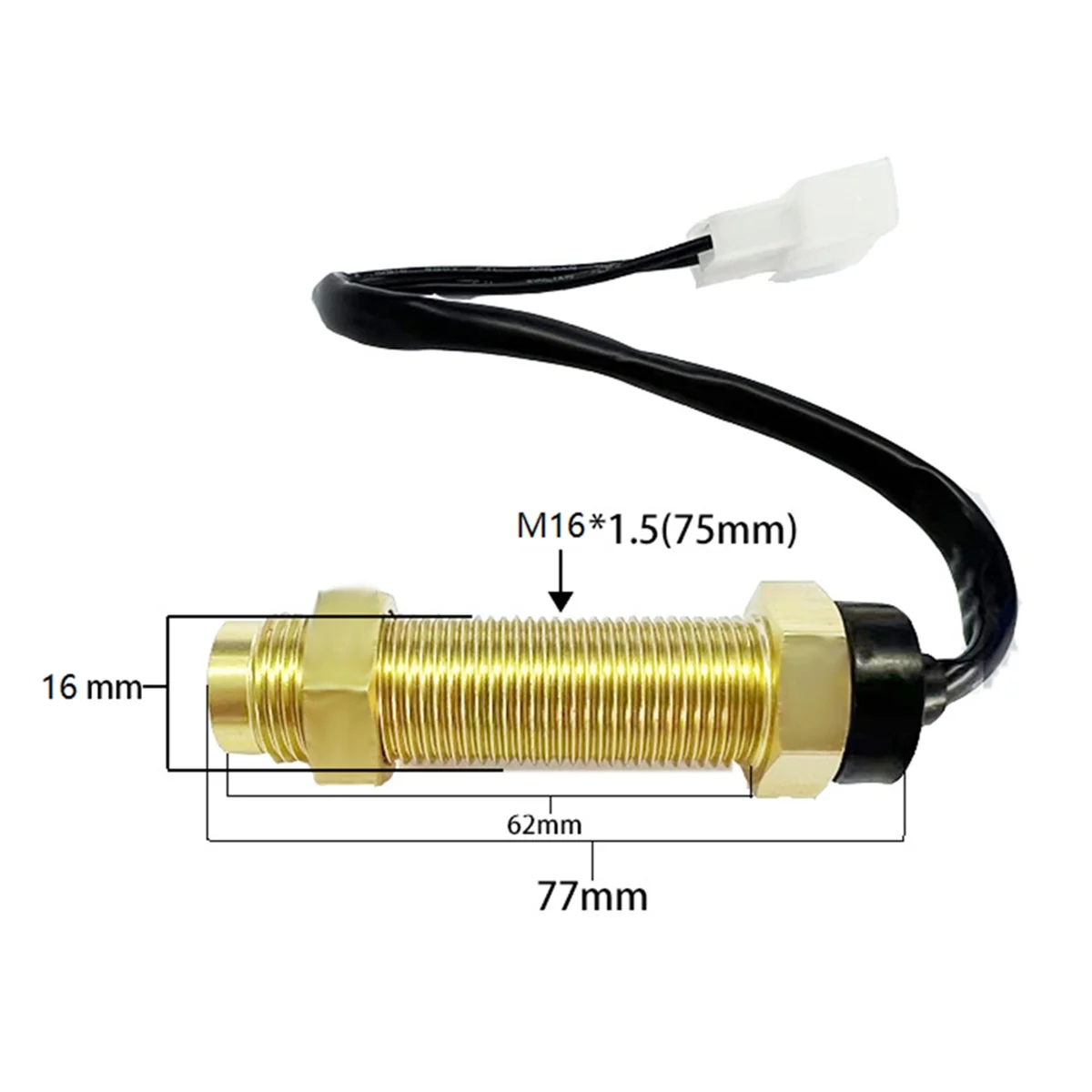 SSR M16 Tachometer Sensor RPM Tachometer 12V 24V Tacho Sender Sensor for Car Truck Yacht Boat Motor Speedometer Sensor