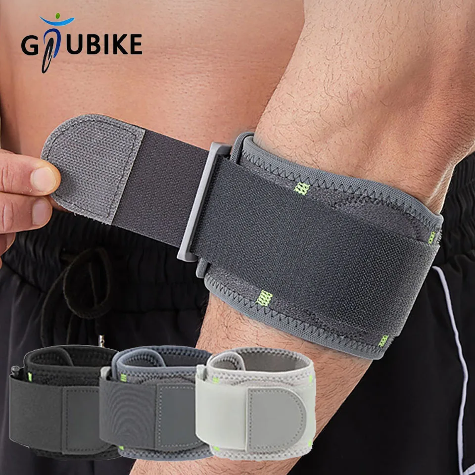 GTUBIKE 1PC Tennis Golf Ball Elbow Strap Forearm Brace Strap Compression Elbow Strap Compression Pad Elbow Brace For Pain Relief