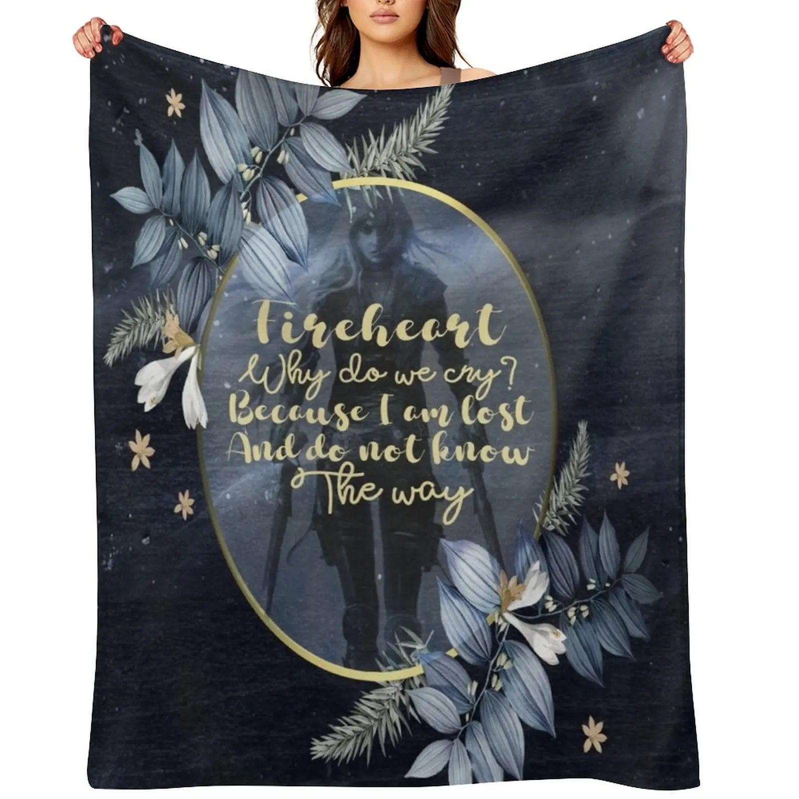 

Throne of glass Throw Blanket Hairys Bed Fashionable Custom Thermals For Travel Blankets