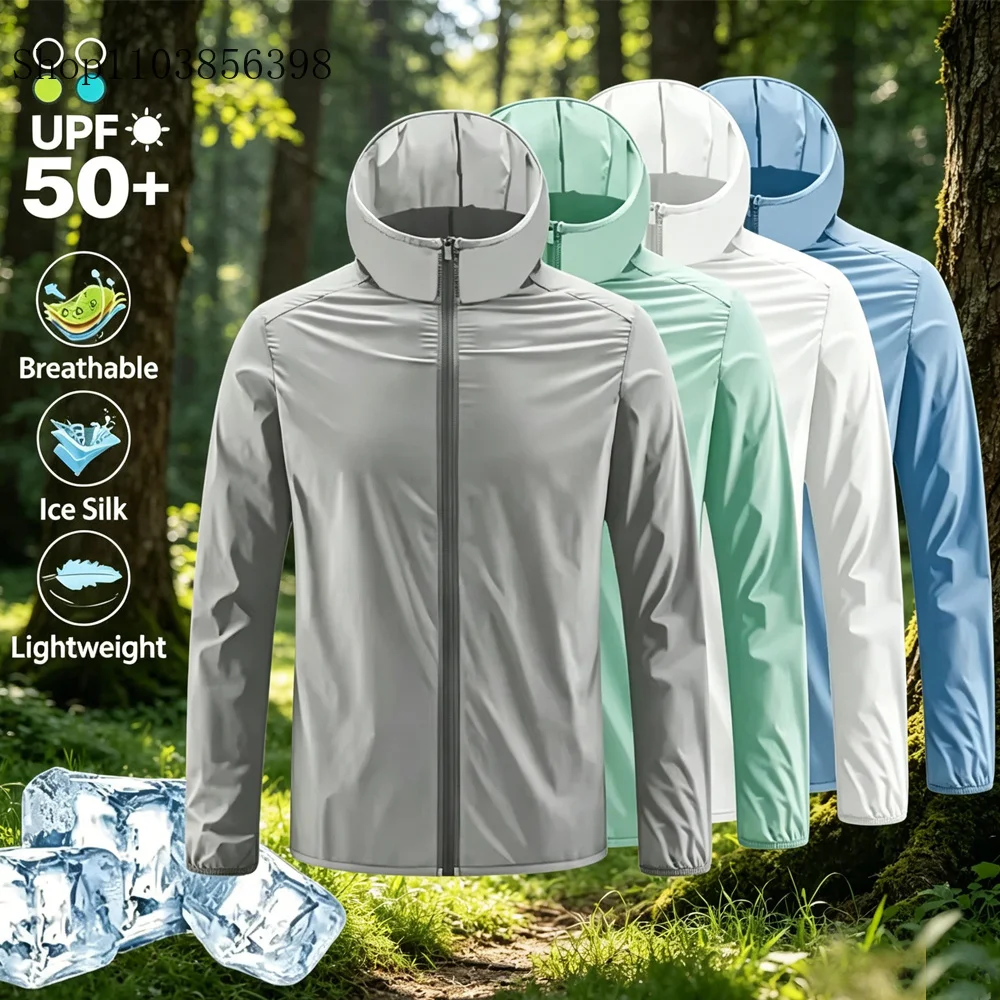Ultrathin Waterproof Sunscreen Clothes Summer Quick-Dry Bicycle Jacket Men Running Camping Breathable Coat Thin Jacket