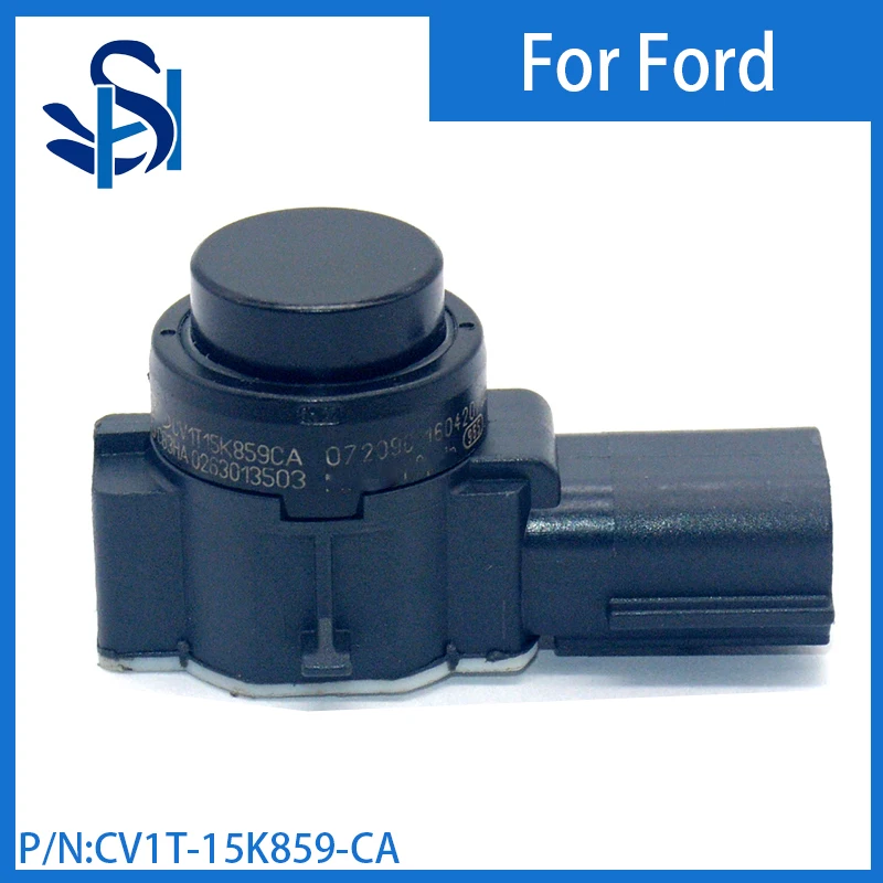 Sensor De Estacionamento PDC para Ford, CV1T-15K859-CA, pára-choques do radar, ultra-sônico Cor Preto