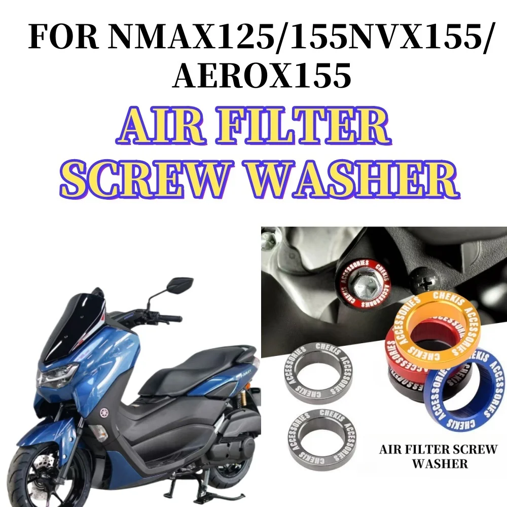 

Детали модификации мотоцикла, модифицированная декоративная крышка воздушного фильтра, подходит для Yamaha Nmaxaxes/125/160 Nmax Turbo Neo