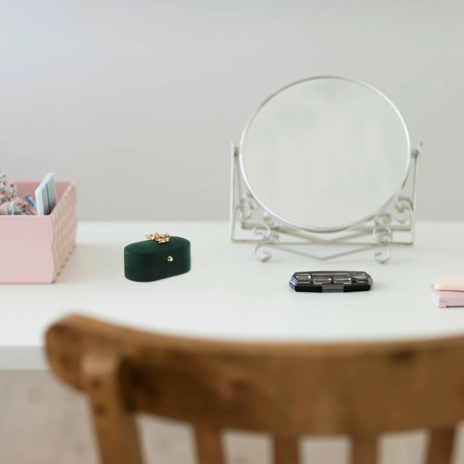 صندوق خاتم ريترو علبة مجوهرات حاوية تخزين أنيقة هدية خطوبة الزفاف مفاجأة عاشق عيد الحب صندوق خاتم ريترو