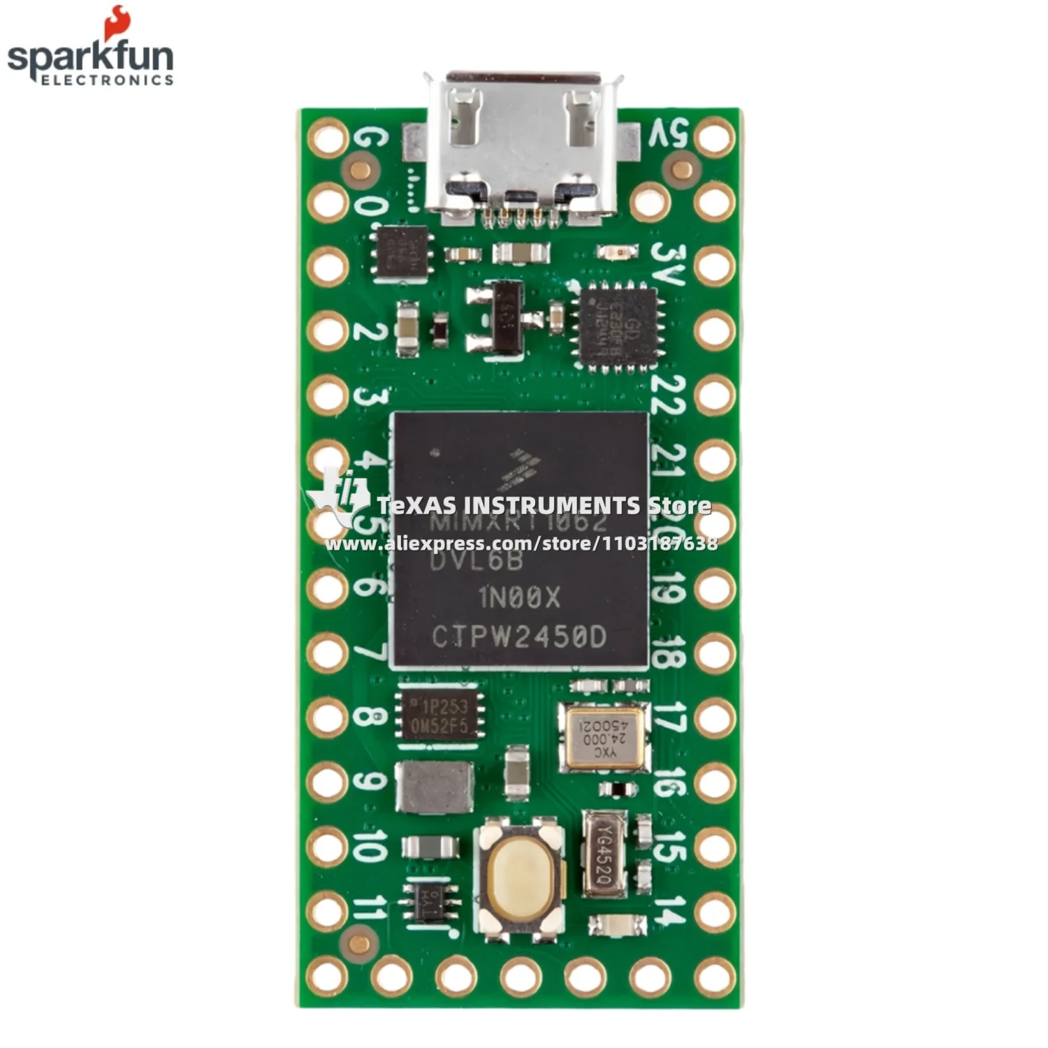 【TI Official】معالج Teensy 4.0 DEV-15583 ARM Cortex-M7 بسرعة 600 ميجاهرتز، مع NXP iMXRT1062 #3