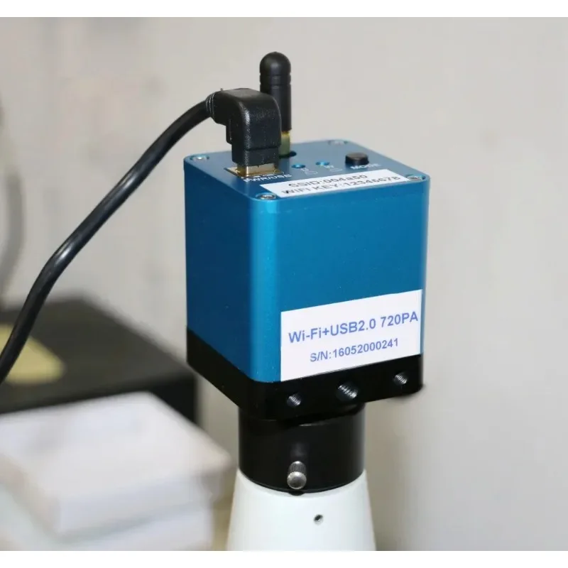 720P HD Digital Microscope Camera Microscopio High Speed CMOS C-Mount USB Interface Wireless WiFi Accesorio Telescopio Lens