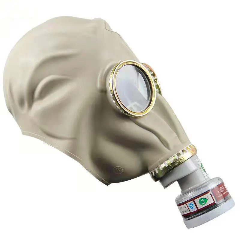 Gas mask leather face full mask spray paint special chemical formaldehyde dust protection mask respirator gas mask