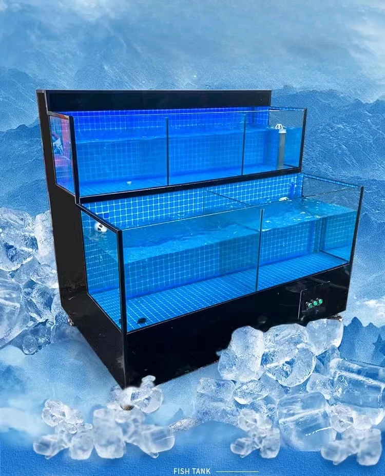 

Mobile Seafood Pool Fresh Supermarket Commercial Aquaculture Tank Shellfish Pool Special Seafood Fish Tank for Selling Fish