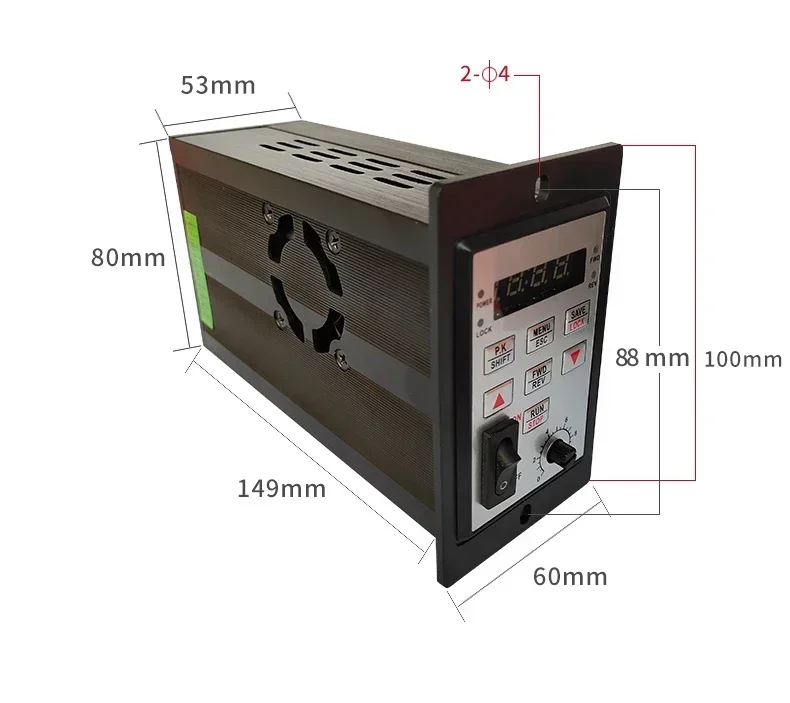 Simple Inverter Single-Phase Three-Phase 220V Motor Speed Governor YK-200WYK-400W YK-750W