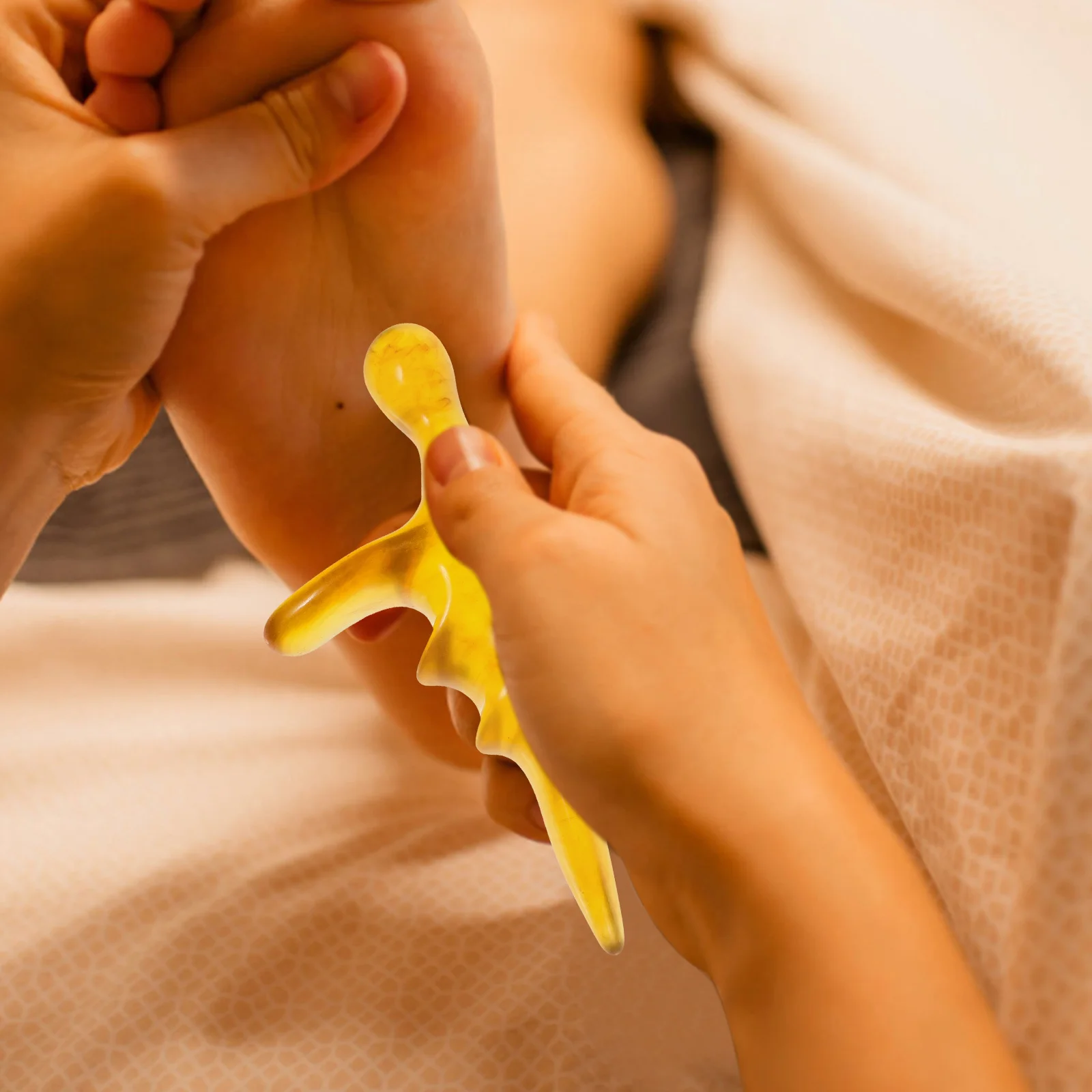 

Инструмент для рефлексологии ног, смола, коричневый, эргономичный массажер-карандаш для ног, шеи, рук, ног, облегчения боли, релаксации