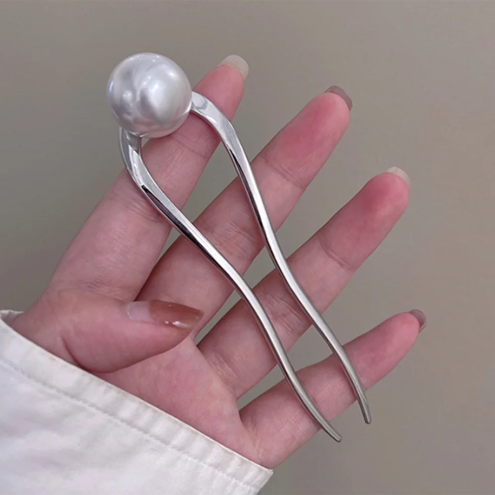 Haarstab im chinesischen Stil für Frauen und Mädchen, Vintage-Haarnadeln, modische U-förmige Haarspangen aus Metall, Haar-Accessoires – Detail 32