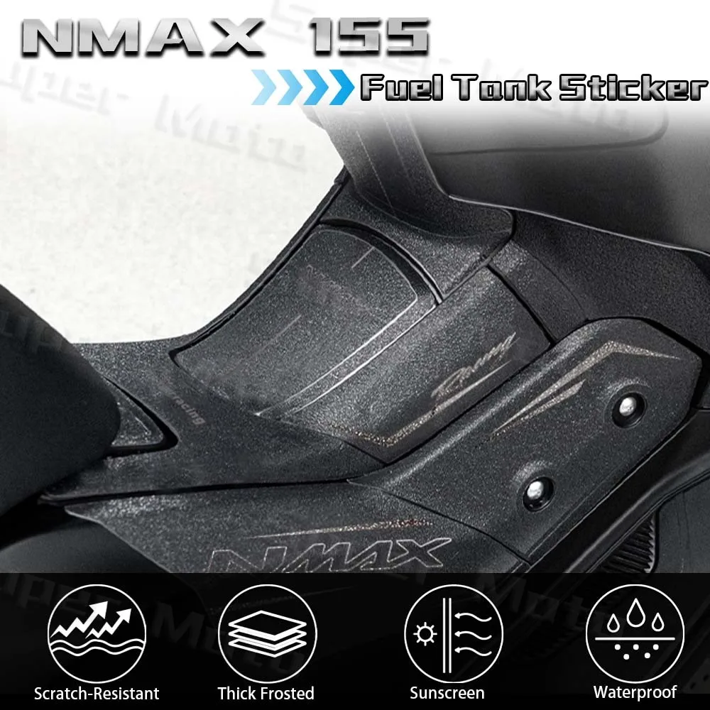 For NMAX 155 nmax 155 n-max 155 2020-2025 Thick Frosted Fuel Tank Pad Sticker Motorcycle Accessories Protector Tank Decals