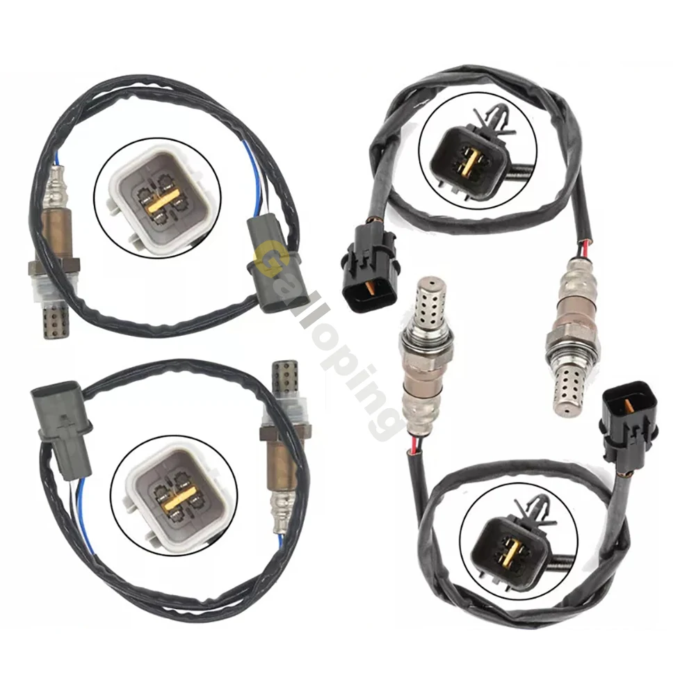 4Pcs Oxygen Sensors 1 2 for Mitsubishi Galant 2004 2005 2006 2007 2008 2009 Eclipse 2006 2007 2008 2009 2010 3.8L V6 Front Rear