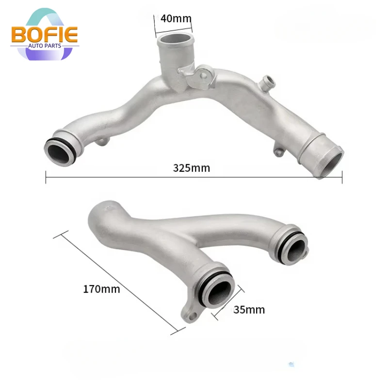 LR092992 LR090630 2 uds tubo de agua del termostato para Range Rover Sport Vogue 2010-2017 Velar 2017-2019 para Land Rover Discovery 4