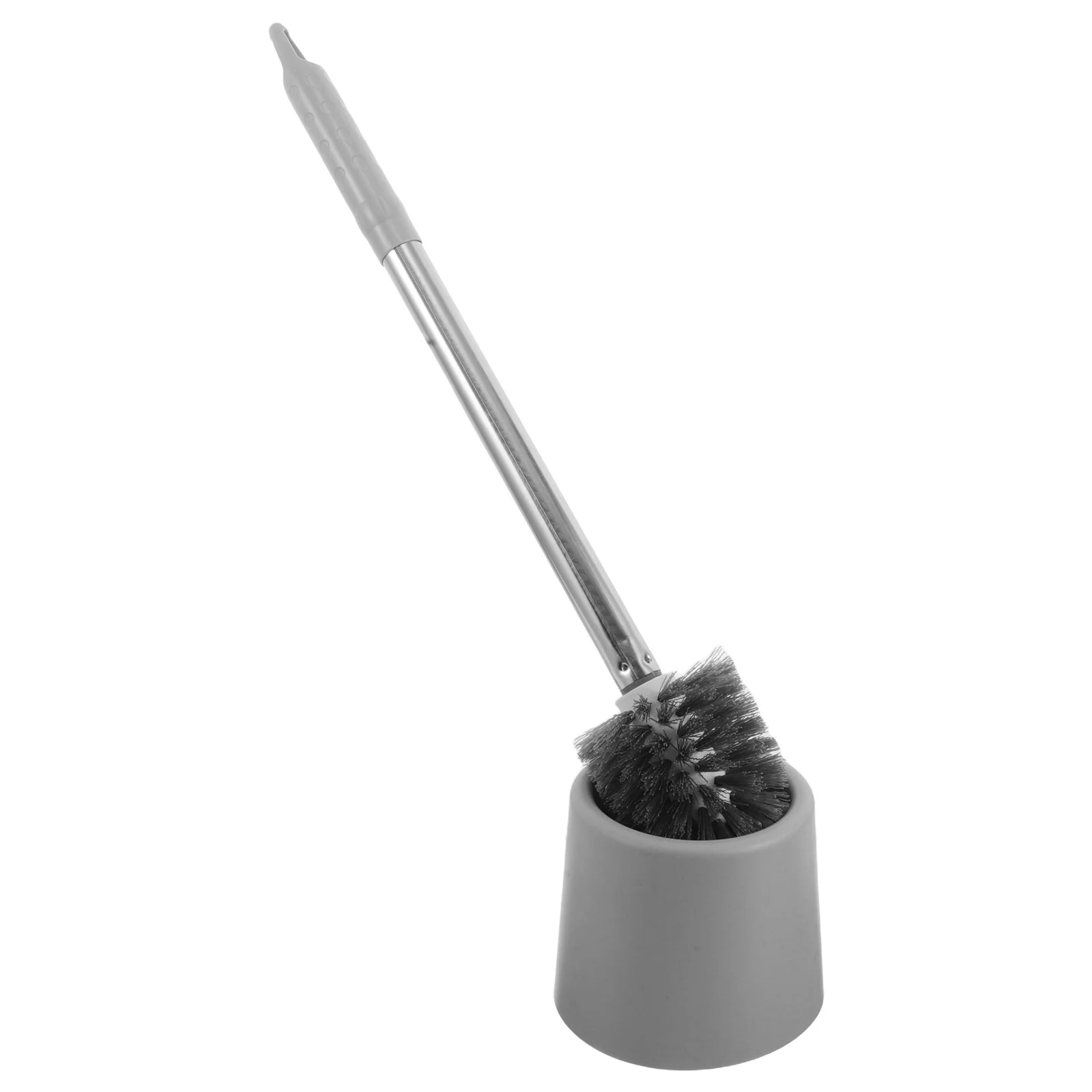 1 مجموعة فرشاة المرحاض مجموعة تصميم الزاوية الميتة مقبض طويل رئيس مستدير البلاستيك الحمام تنظيف فرشاة حامل قاعدة مستلزمات المنزل