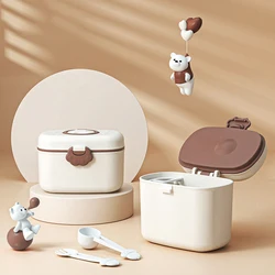 Portable Baby Food Storage Containers BPA Free Non-Spill Smart Baby Milk Powder Formula Dispenser for Fruits, Snacks and Nuts