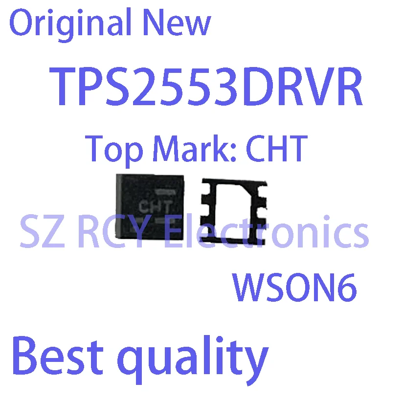 ชิปเซ็ต WSON6 CHR TPS2553DRVR ใหม่ TPS2553 TPS2552DRVR TPS2552 CHT CHR