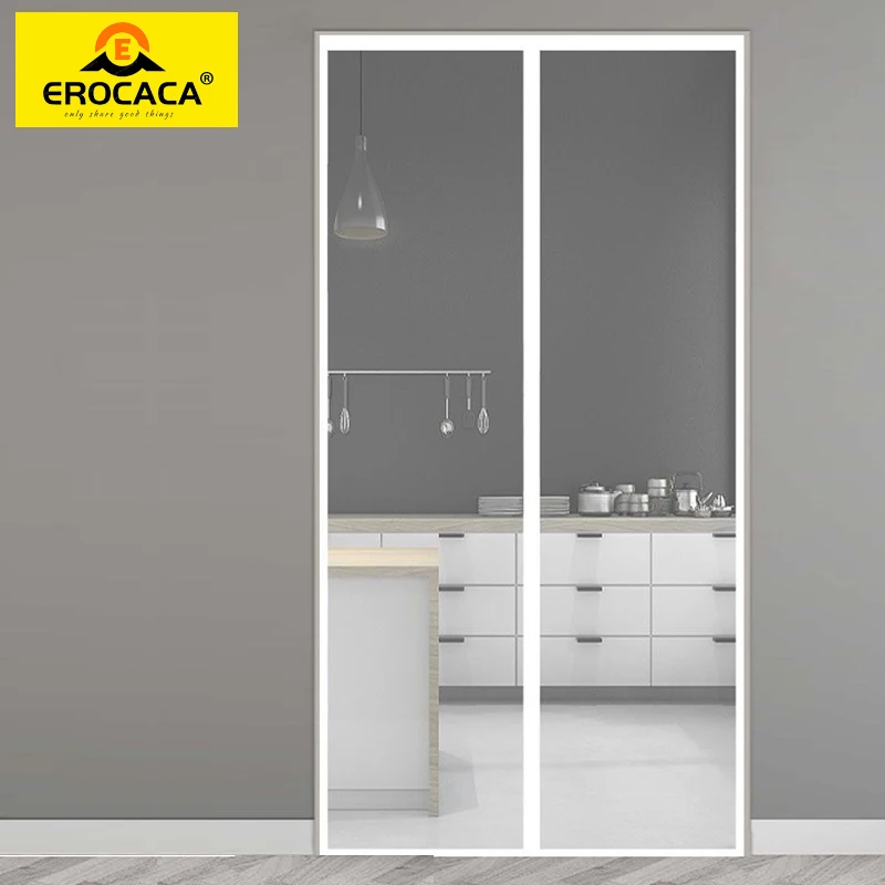 

Изоляция EROCACA, занавеска для кондиционера, тепловая дверная занавеска для кухни, искусственная защита от комаров, магнитные дверные занавески