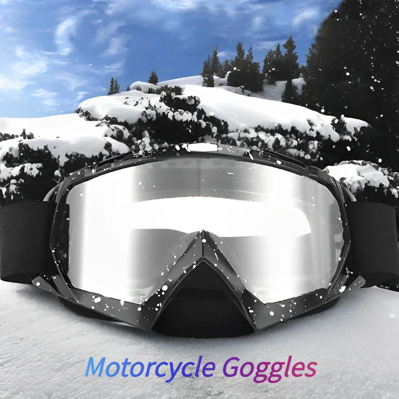 

Protective Motorcycle Goggles Outdoor Windproof Sandproof Dustproof Motocross Off-Road Anti-Explosion Sunglasses Ski Glasses
