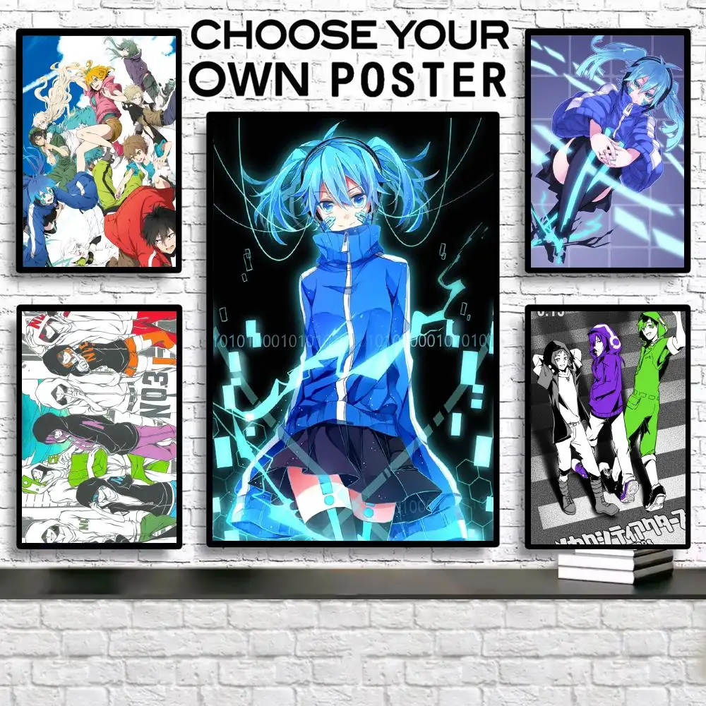 M-Mekakucity-Y Anime Actors Poster Decorative Wall Art Stickers Mural Photo Print for Home Living Room Hallway Decor