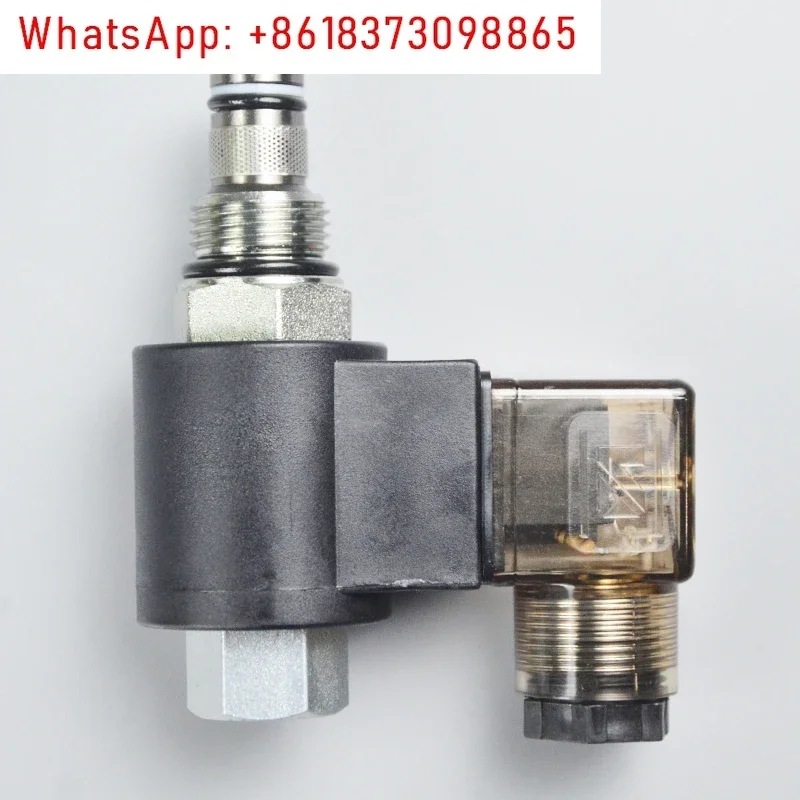 Two position two normally open thread hydraulic cartridge pressure relief solenoid valve DHF08-221 SV08-21 NOP