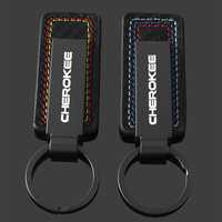 For Jeep Grand Cherokee Wrangler JL JK Renegade Compass Gladiator Patriot XJ Car Keyring Metal Laser Logo Keychain Accessories