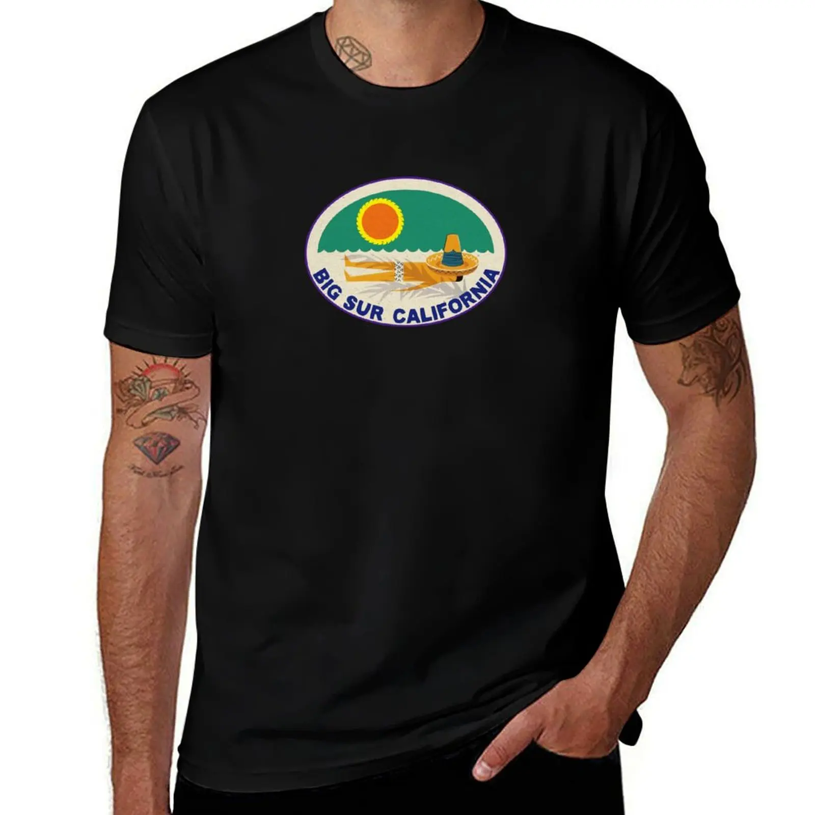 

Big Sur California Carmel San Simeon Pacific Ocean T-Shirt summer tops Anime t-shirt anime figures clothing for men