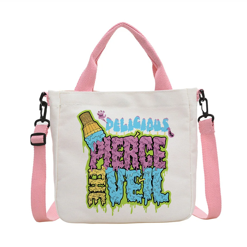 Pierce the Veil tote bag y2k reusable shopper totebag grocery woman