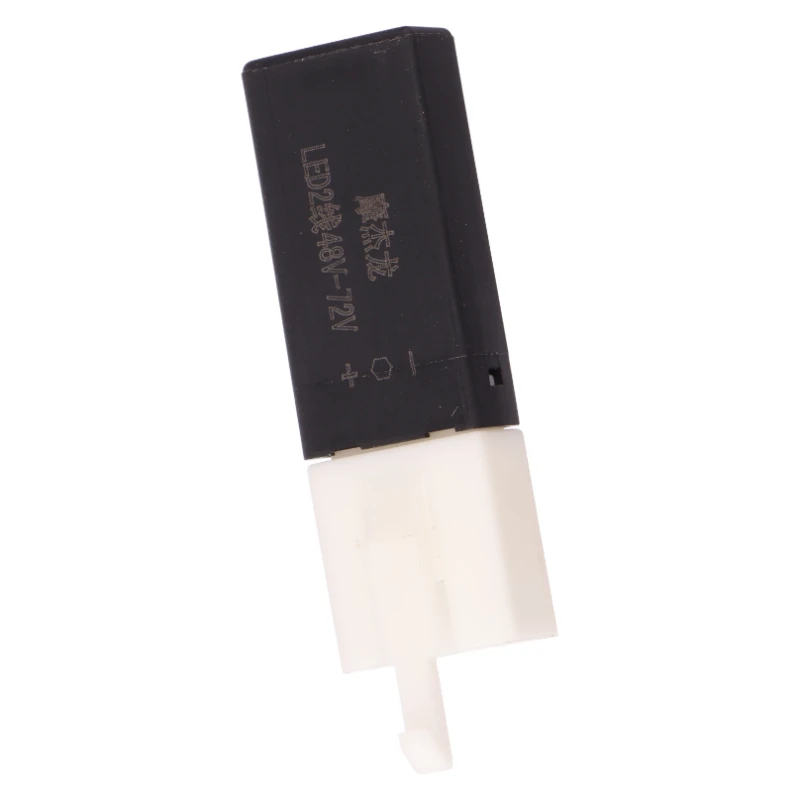 48-72V Silent LED Turn Signal Flasher: Universal Fit for Electric Motorcycles, Scooters & Electric Cars