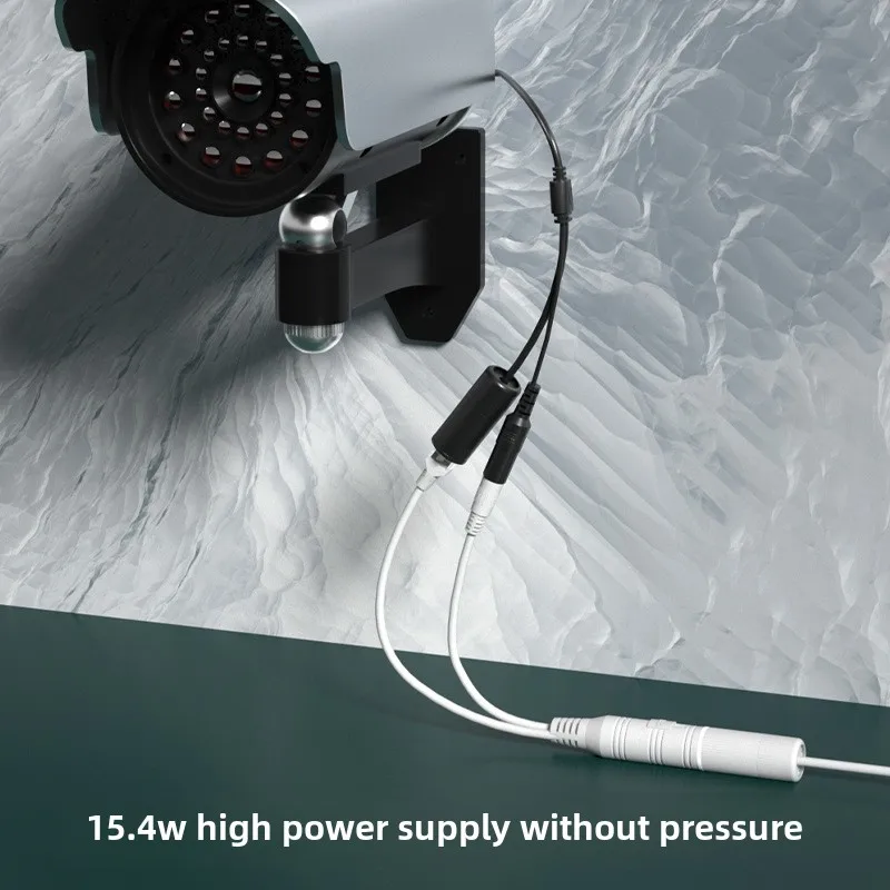 48V to 12V2A Waterproof PoE Splitter Cable Adapter Cable,Active POE Splitter Power Supply Module Separator