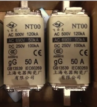 

FL NT00 50A 500V/690V gG / NT00 100A 500V/660V / NT00 63A 500V gG / NT00 80A 660V gG Fuses