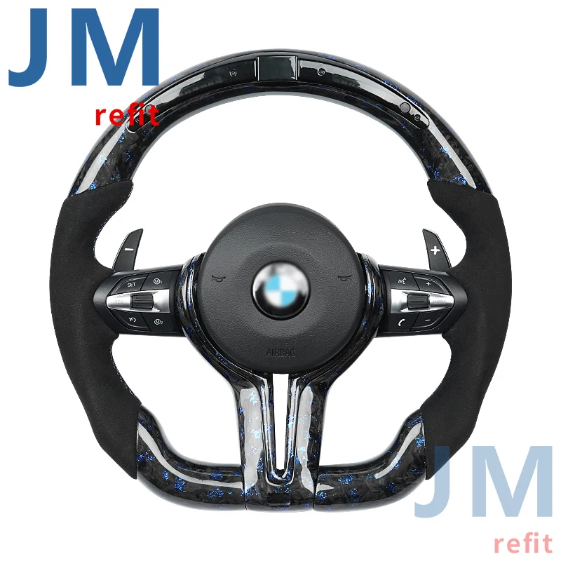 

Carbon Fiber LED Steering Wheel Assembly Upgrade To M Performance Compatible With M5 M6 M8 F10 F90 F06 F12 F13 F91 F92 F93 F11