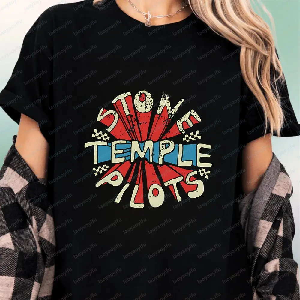 New Stone Temple Pilots - Fun, Crazy, Cool and Classic Short-Sleeved T-Shirt for Both Men and Women (Suitable for All Ages)