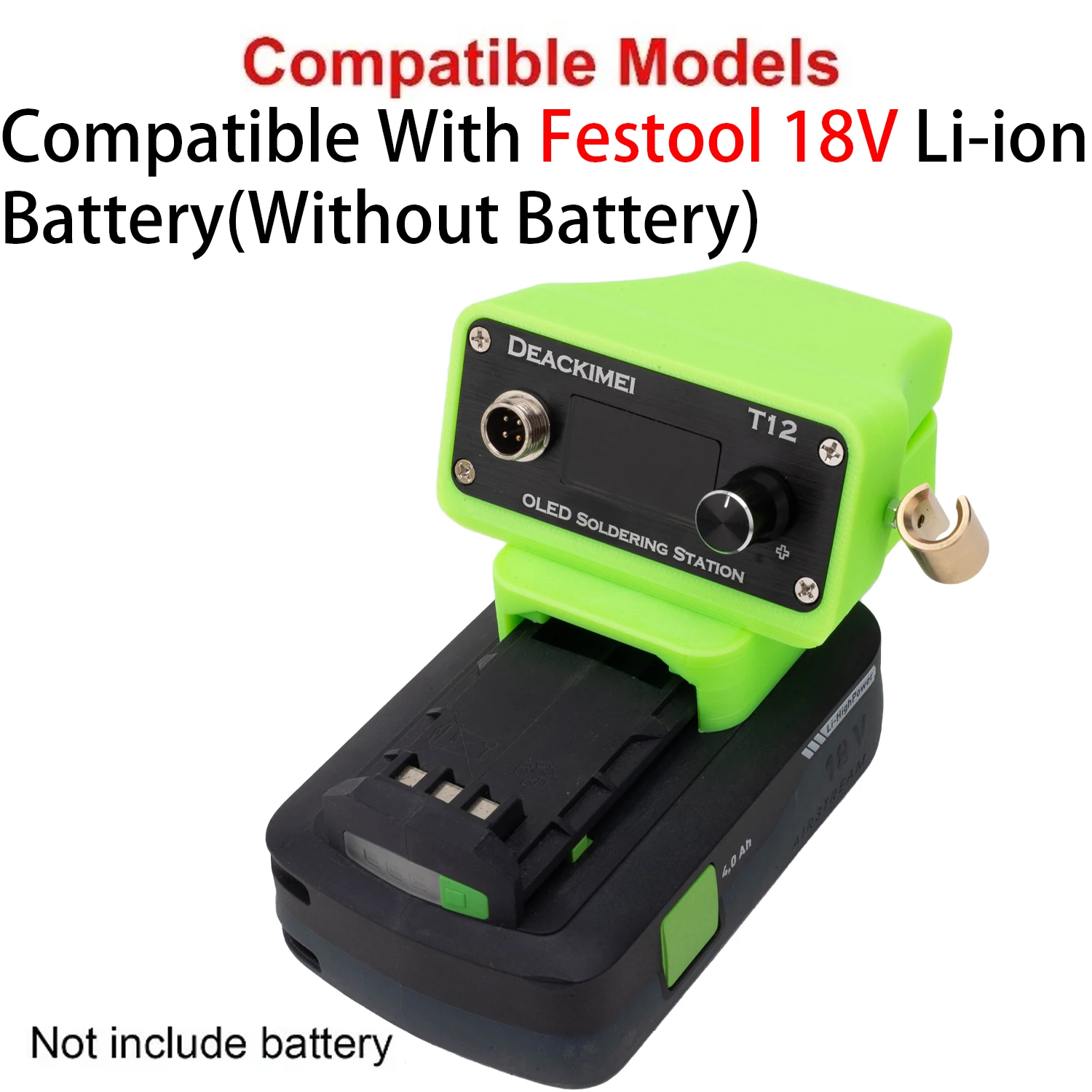 T12 Soldering Station Soldering Iron For Festool 18V Li-ion Battery Welding Machine Soldering Accessory
