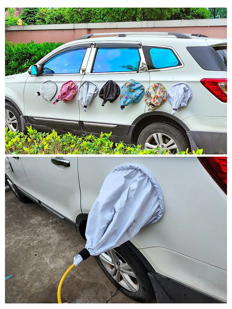 عالمي الكهربائية سيارة شحن كابل حقيبة سيارة شحن ميناء المطر ظلة غطاء اكسسوارات ل تسلا نموذج 3 Y S X Mach-E