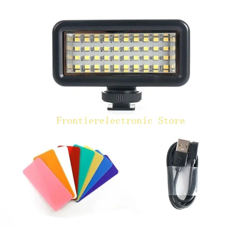 G8DB Diving Fill Light Camera Underwater Light Lamp Set for Camera Charging, Not Require Disassembly 2500mAh Battery