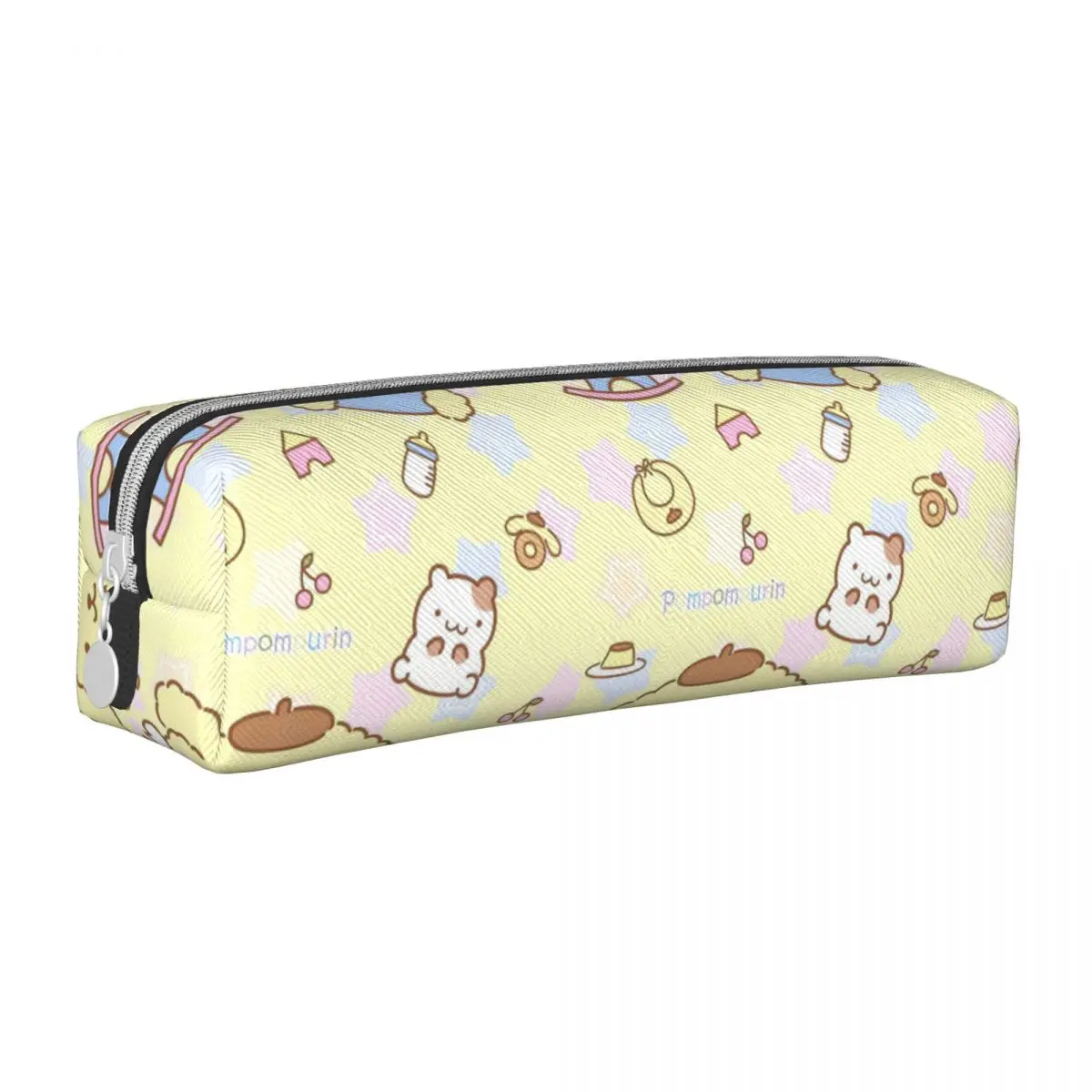 Pom Pom Purin Cartoon Pencil Cases Classic Pen Bags Student Large Storage Office Gifts Pencilcases