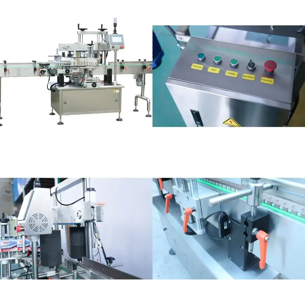 2026 hot Automatic Double-sided Bottle Sticker Labeling Price Labeler Machine