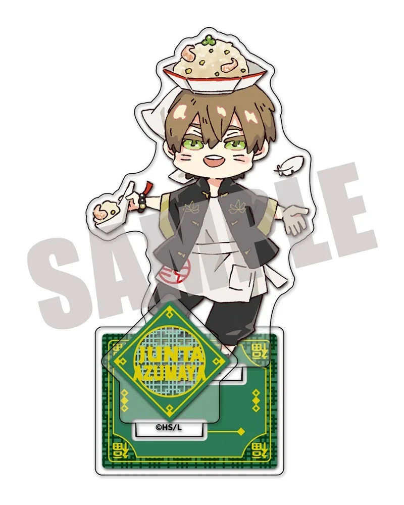 AKAICHI Junta Azumaya 10cm Acrylic Standee Dakaretai Otoko Keychain Anime Figure Chinese Chef Desktop Decoration Pendant