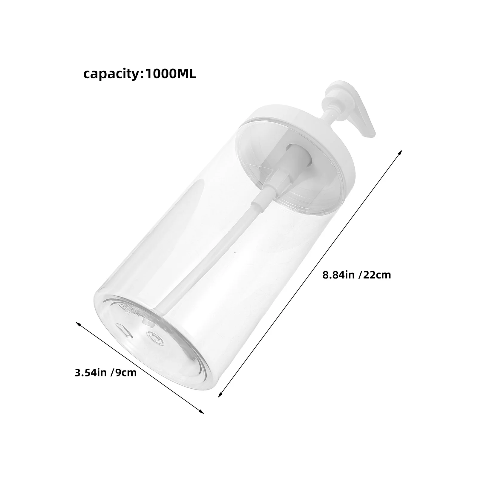 Bouteilles distributrices de voyage, 2 pièces, bouche large, étanche, rechargeable, pompe Portable, transparente, pour shampoing, Lotion, articles de toilette