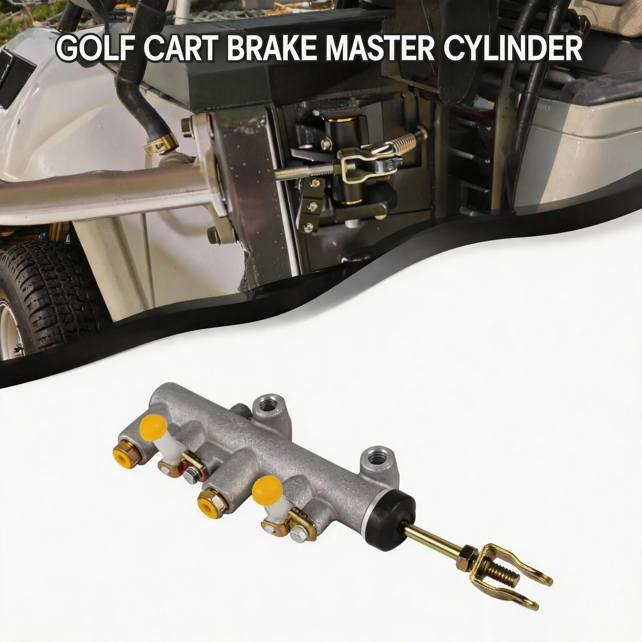 Patrol Car Brake Master Cylinder 1007491 1007840 Electric Sightseeing Car Suitable for LVTONG Marshell Electric Golf Cart Parts