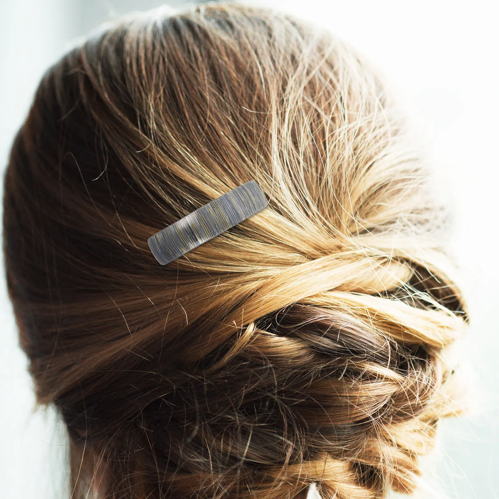 

6Pcs Small Hair Clips Spring Metal Acrylic Hair Accessories for Women Elegant Styling Clips Decorative Daily Banquet