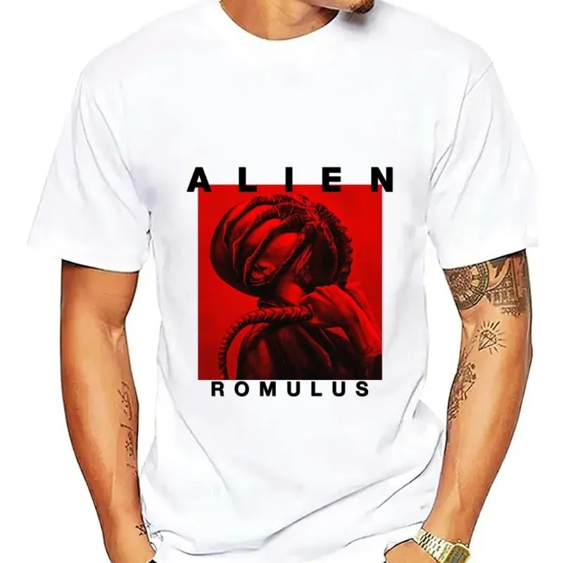 Hot Film Alien Romulus T Shirt Men Couple Combination Women Clothes Short Sleeve Collar Fashion Cotto