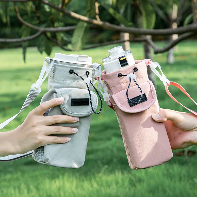 

Custom Water Bottle Sling Bag Personalized Gift for Runners Gym Lovers Unisex Insulated Carrier with Strap Active Lifestyle Gift