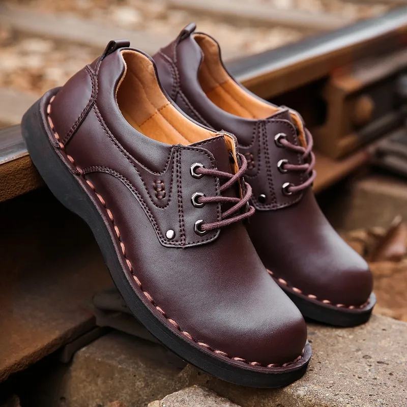 

Британский стиль, новая модная мужская обувь из натуральной кожи, повседневные кожаные дизайнерские оксфорды на плоской подошве, деловые модельные туфли на шнуровке